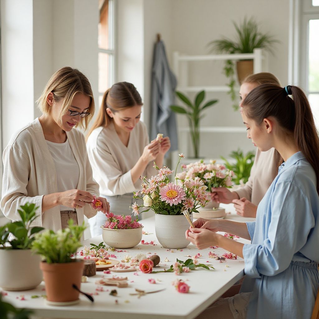Seasonal flowers workshop